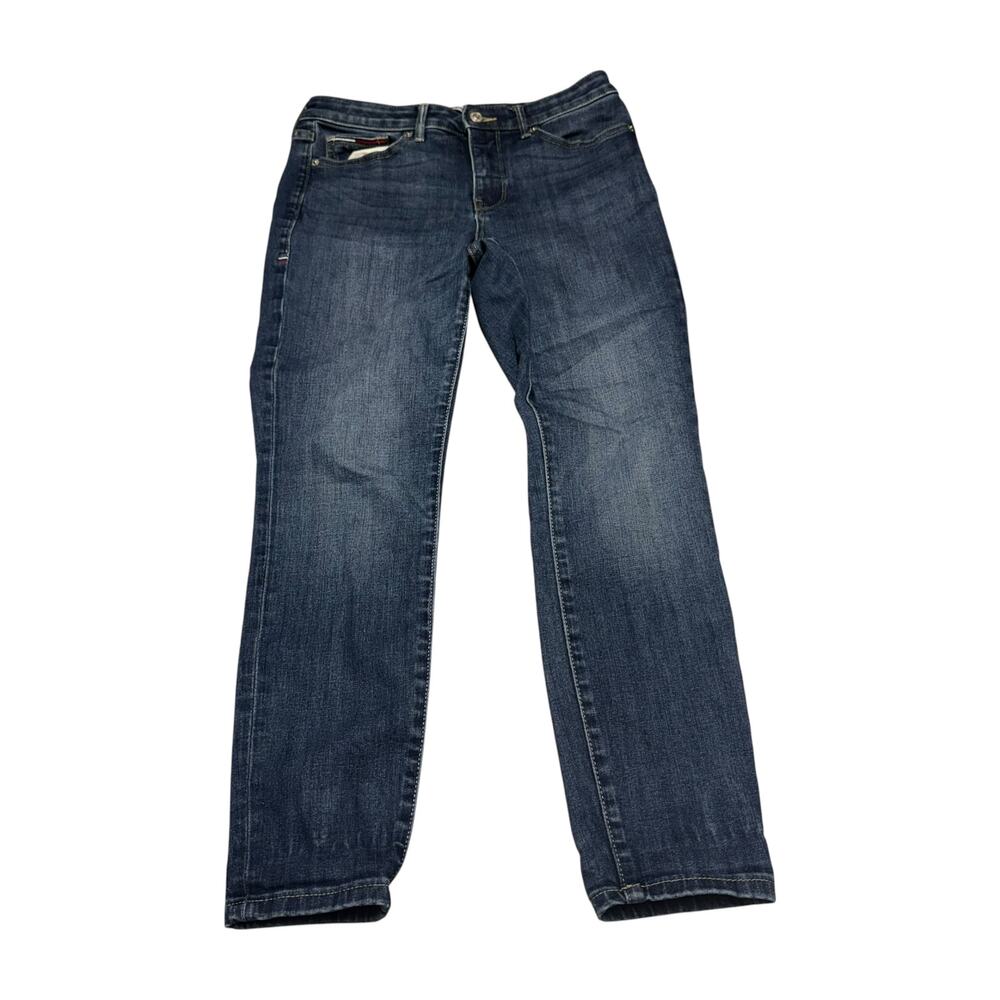 Tommy Jeans Straight Leg Jeans Size 6 W28 Medium Wash Blue Denim